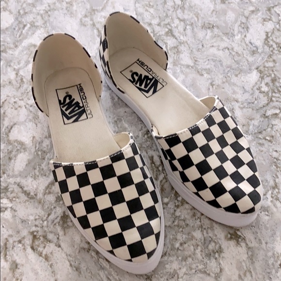 vans off white checkerboard